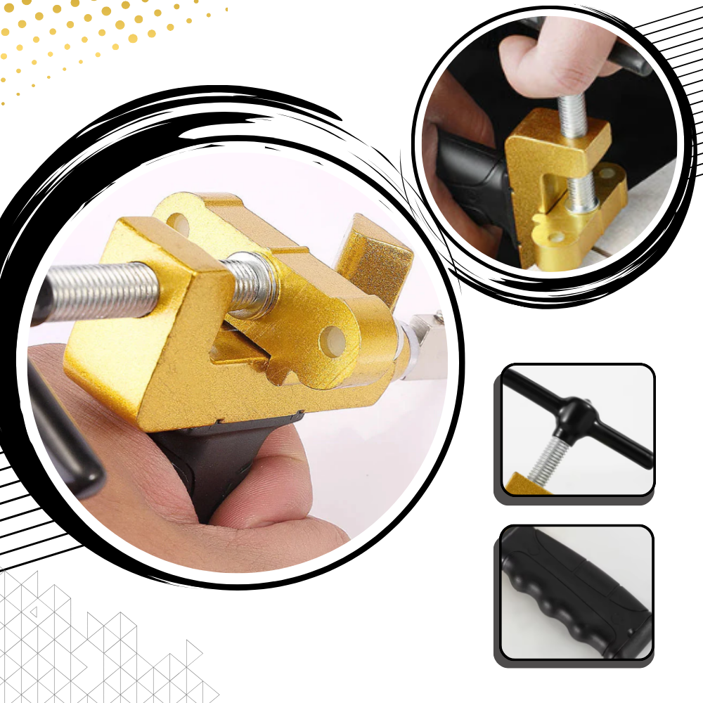 Coupe-verre en acier au tungstène