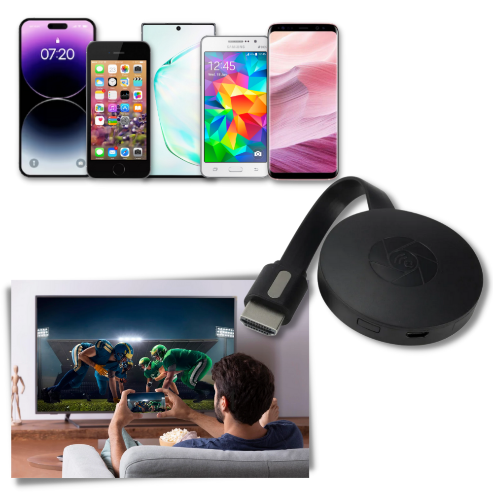 Connecteur TV- HDMI pour la projection d'écran de téléphone