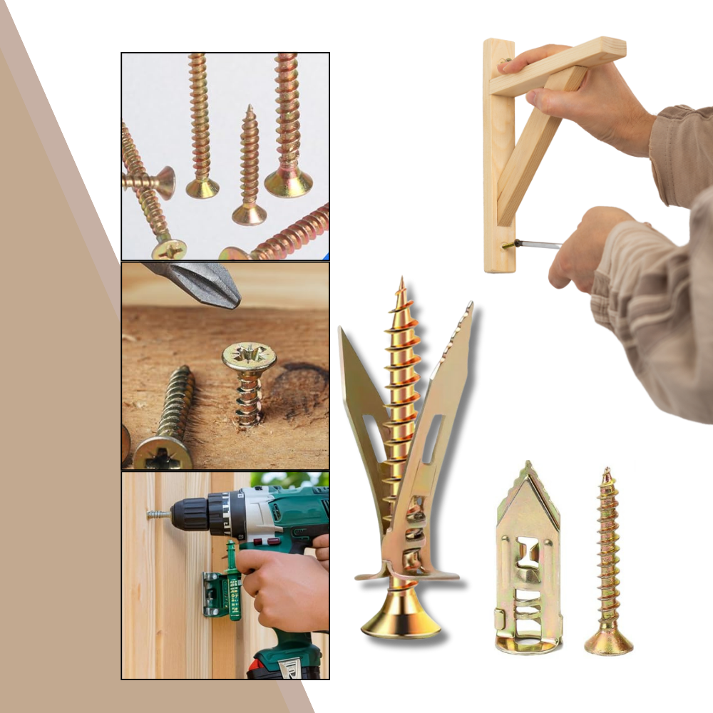 Kit de fixation mural 18 pièces