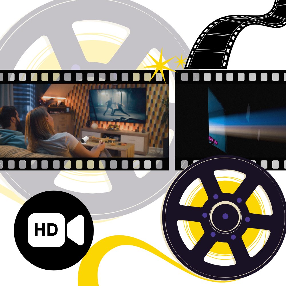 Vidéoprojecteur portable 4K ultra HD