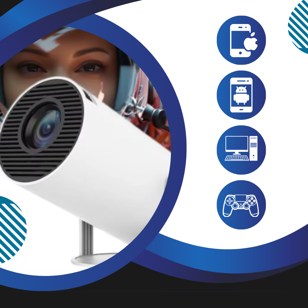 Vidéoprojecteur portable 4K ultra HD