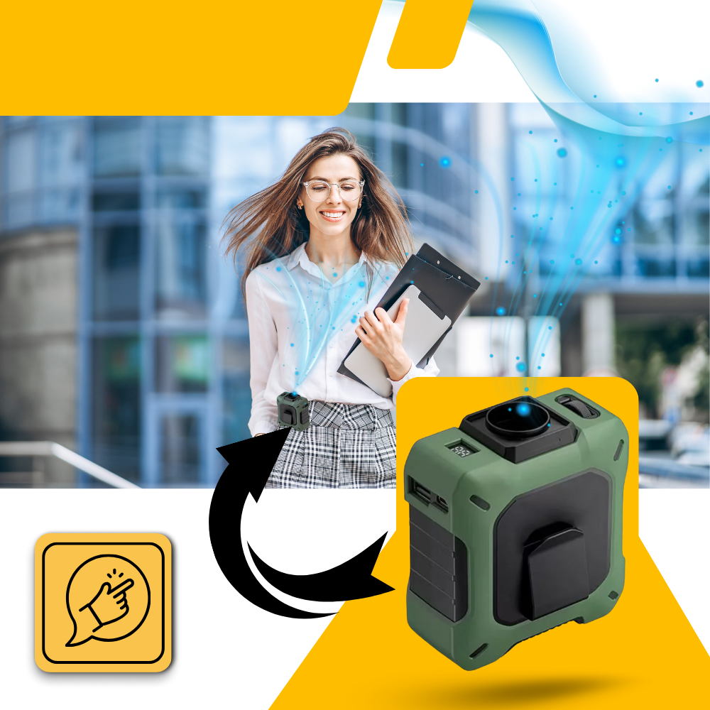 Ventilateur compact de ceinture