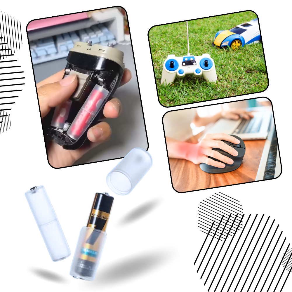 Convertisseur universel de piles AAA à AA