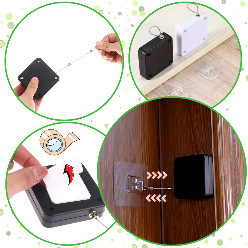 Ferme-porte automatique sans perçage