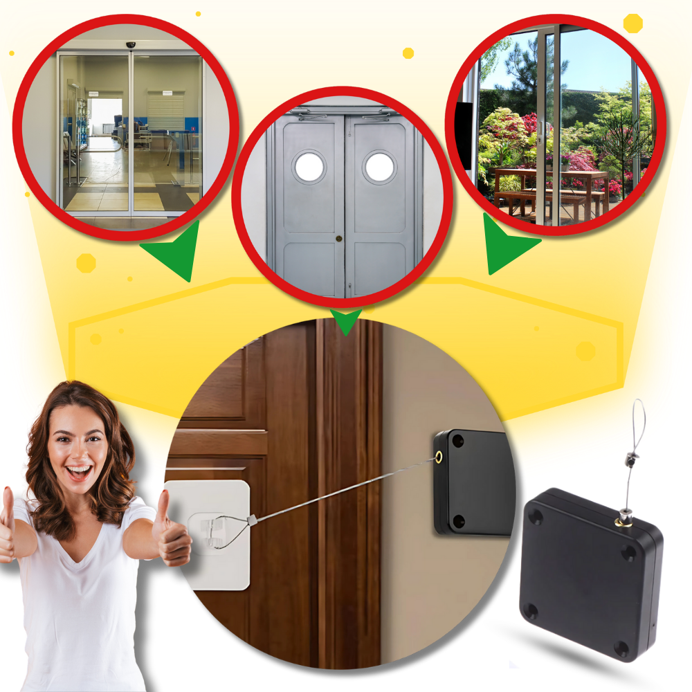 Ferme-porte automatique sans perçage