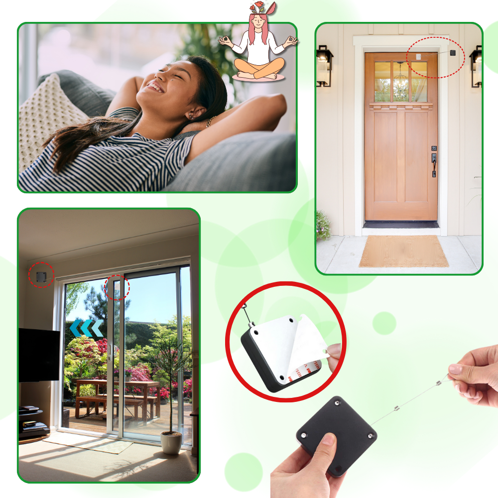 Ferme-porte automatique sans perçage