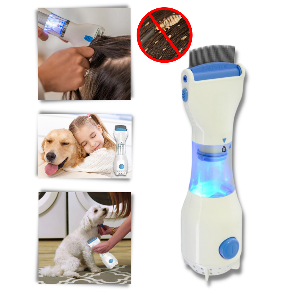 Peigne anti-poux électrique universel