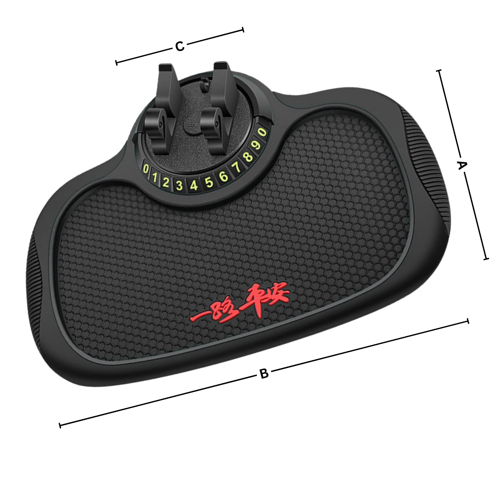 Tapis support antidérapant de téléphone pour voitures