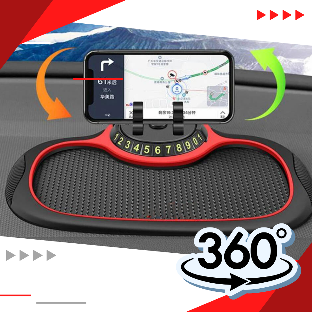 Tapis support antidérapant de téléphone pour voitures