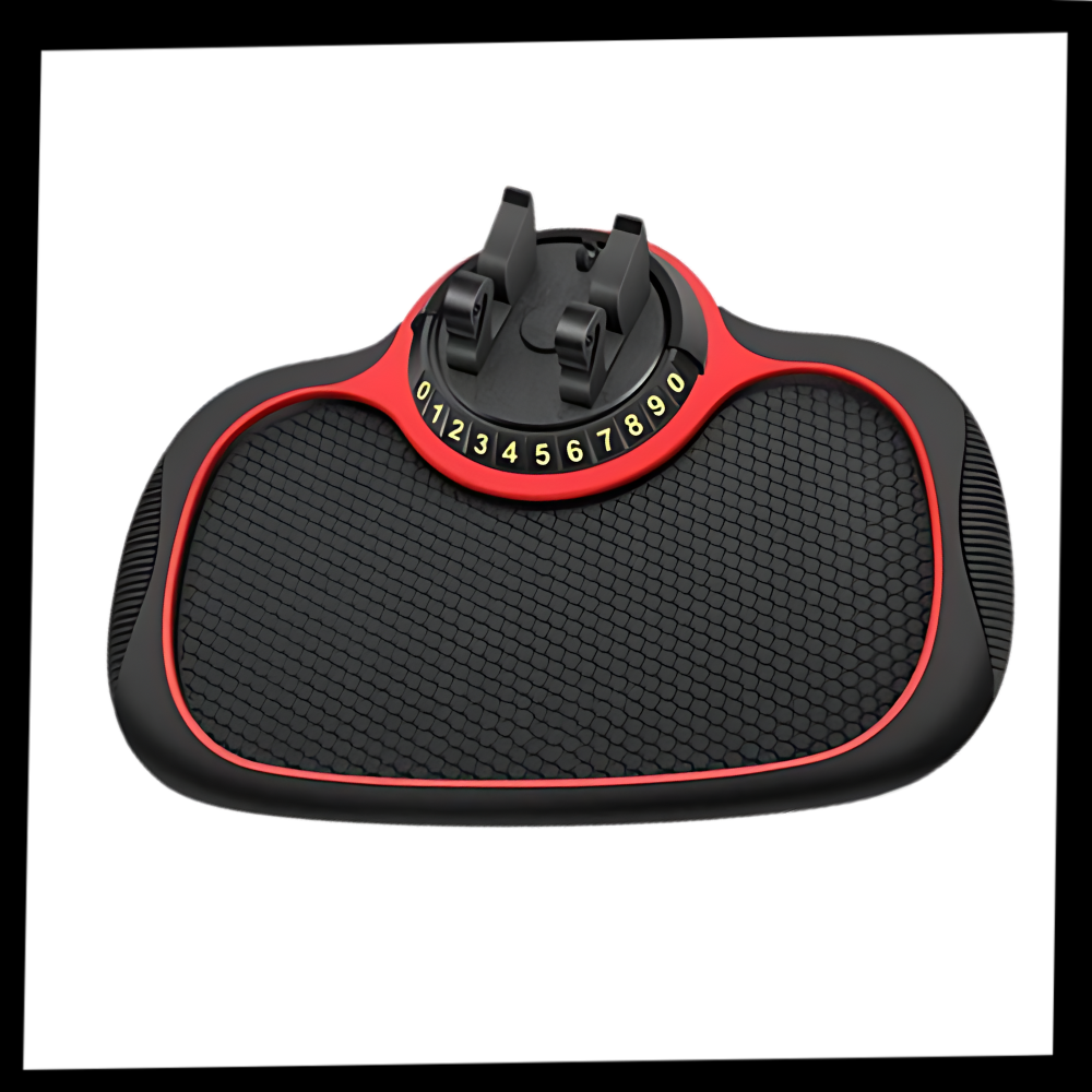 Tapis support antidérapant de téléphone pour voitures