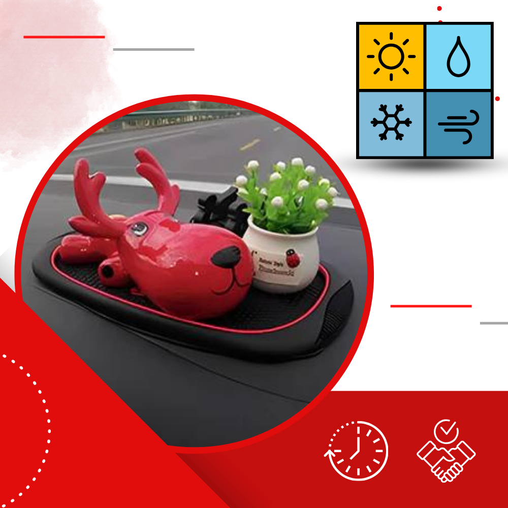 Tapis support antidérapant de téléphone pour voitures