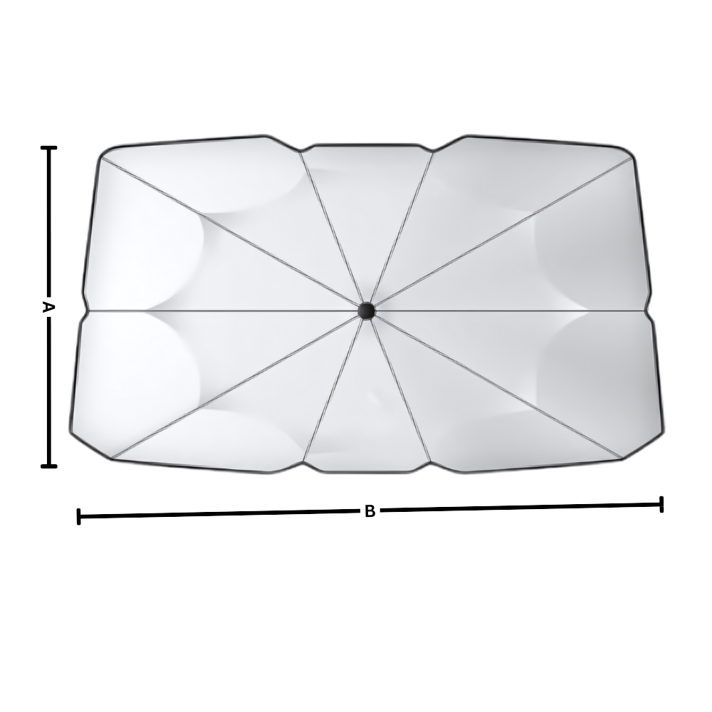 Parapluie pour pare-brise de voiture avec protection UV