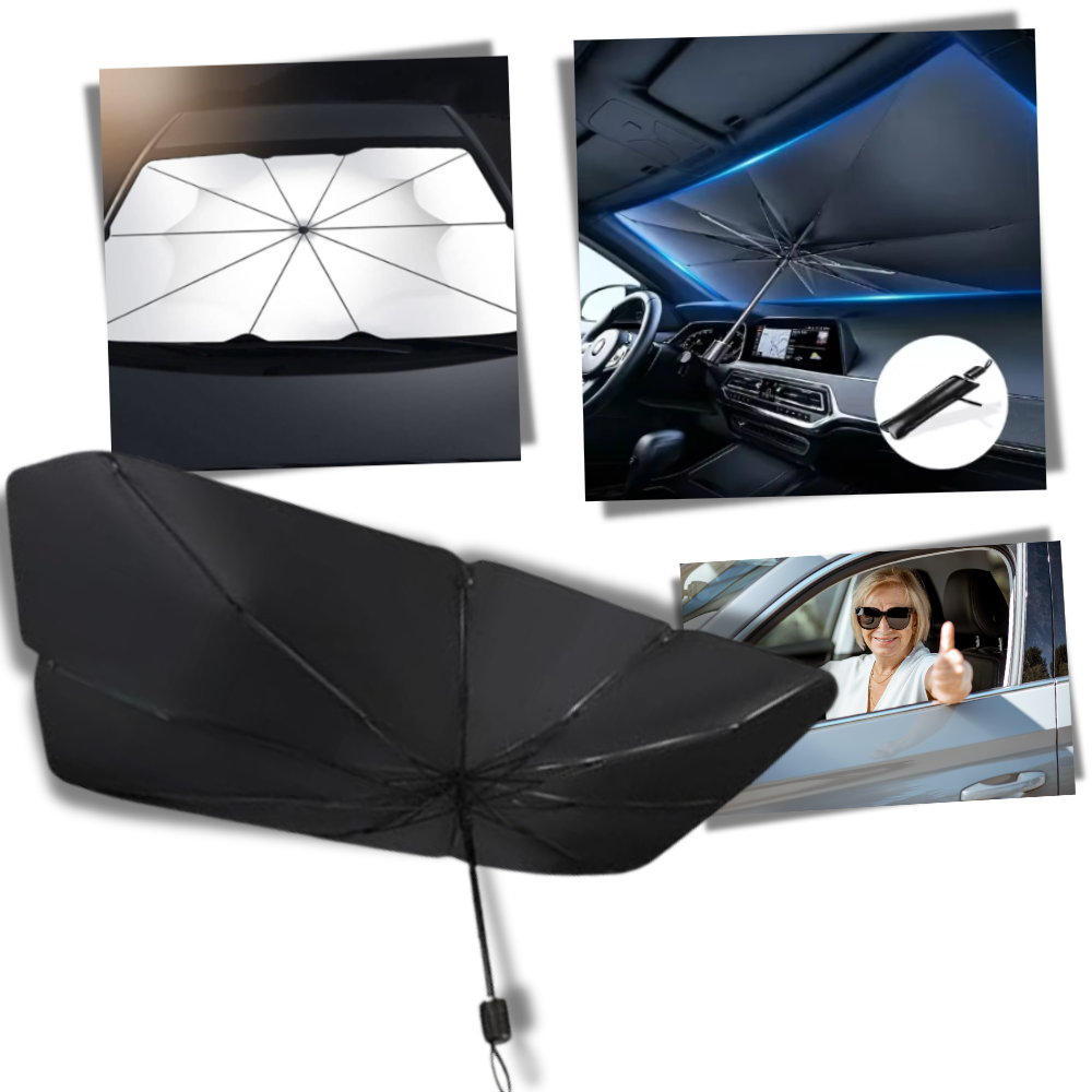 Parapluie pour pare-brise de voiture avec protection UV