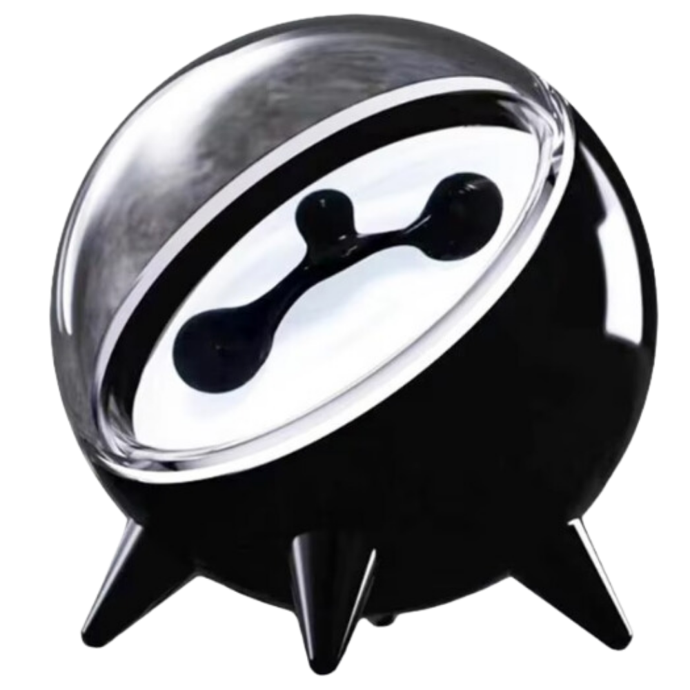 Enceinte magnétique à ferrofluide dansant