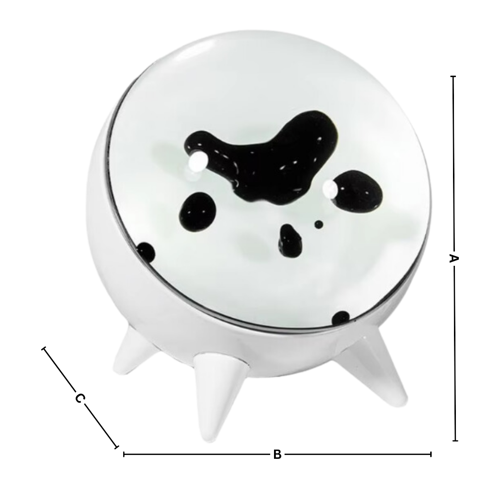 Enceinte magnétique à ferrofluide dansant