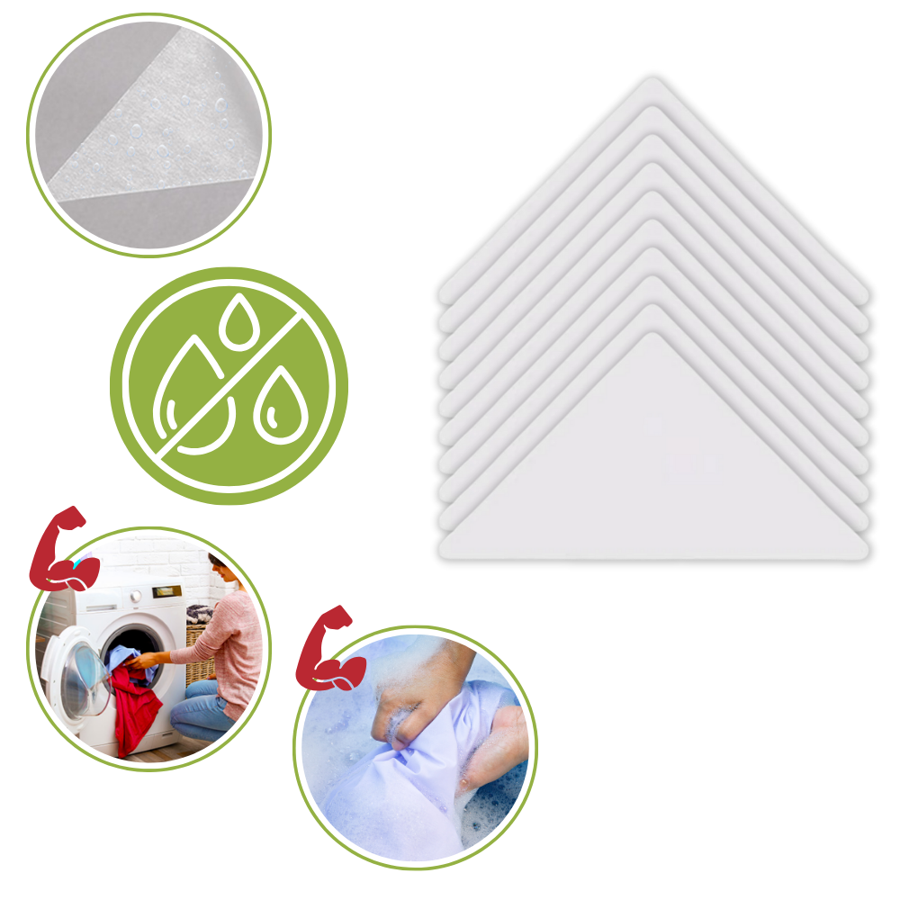 Autocollant pour col invisible et résistant au lavage