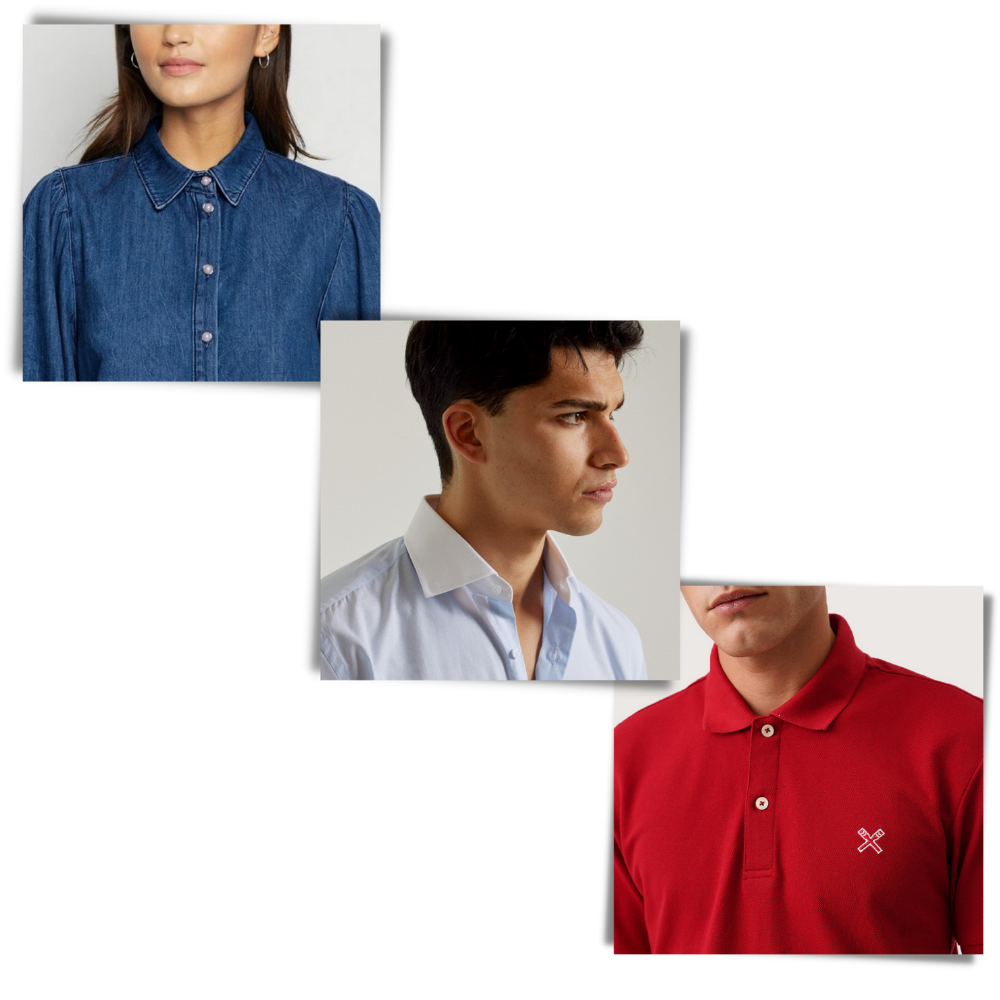 Autocollant pour col invisible et résistant au lavage