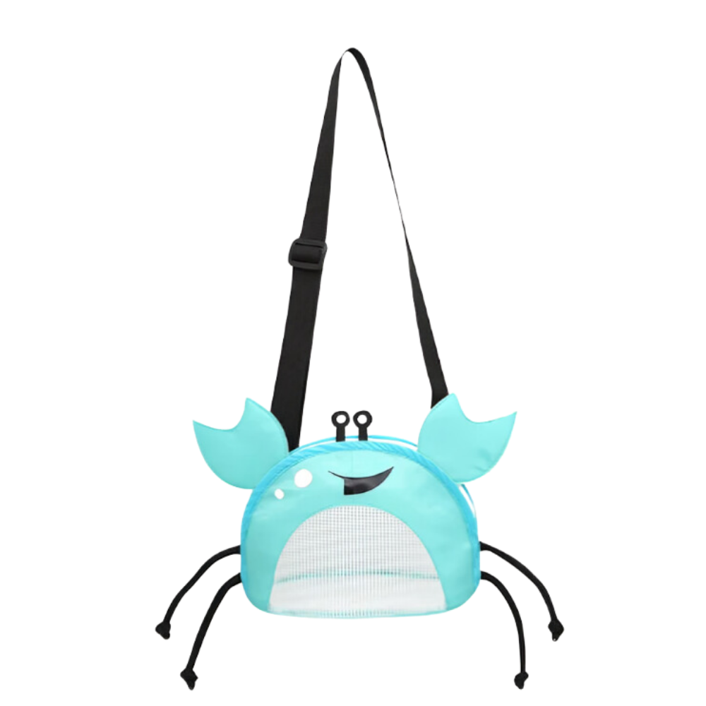 Sac de plage imperméable pour enfant en forme de crabe