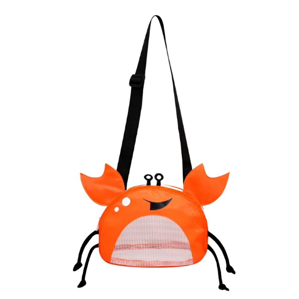 Sac de plage imperméable pour enfant en forme de crabe