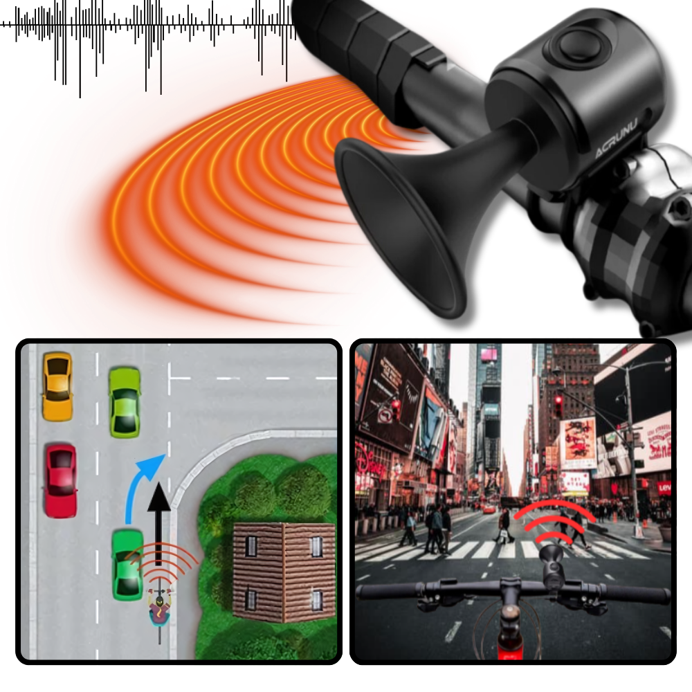 Klaxon de vélo électrique bruyant et étanche