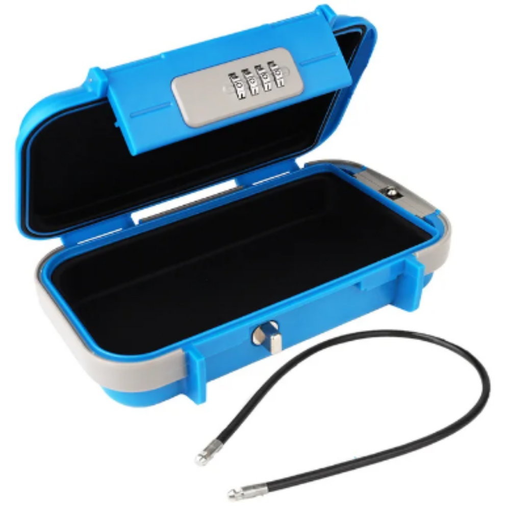 Petite boîte de rangement étanche et verrouillable