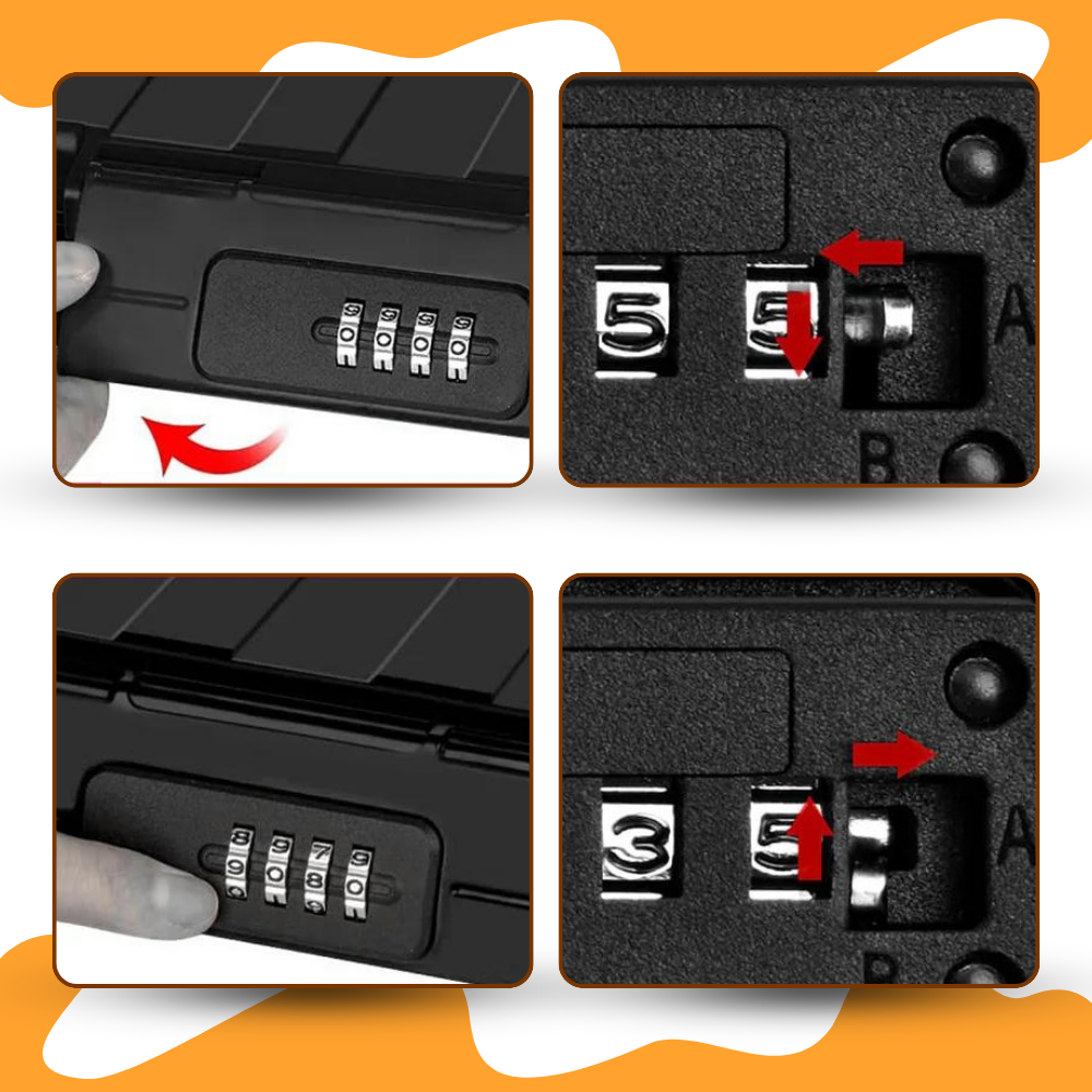 Petite boîte de rangement étanche et verrouillable