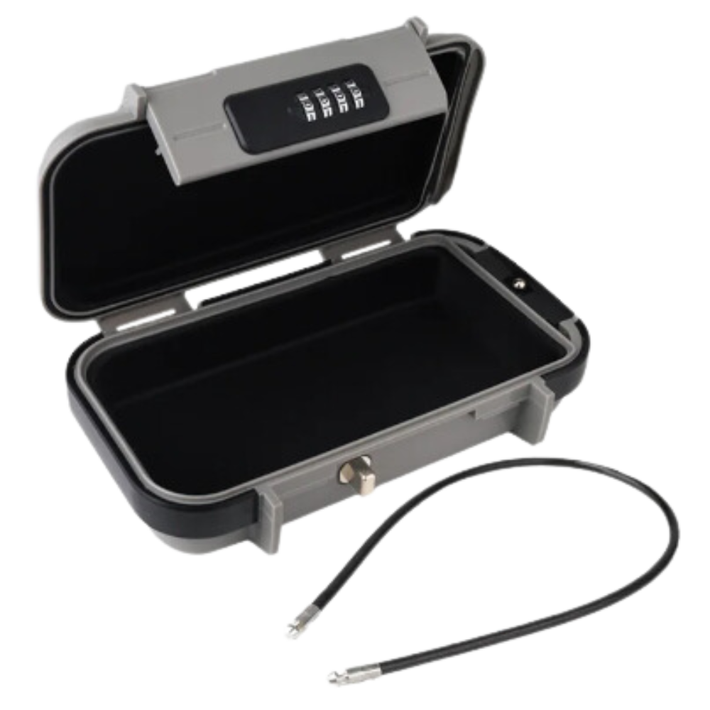 Petite boîte de rangement étanche et verrouillable