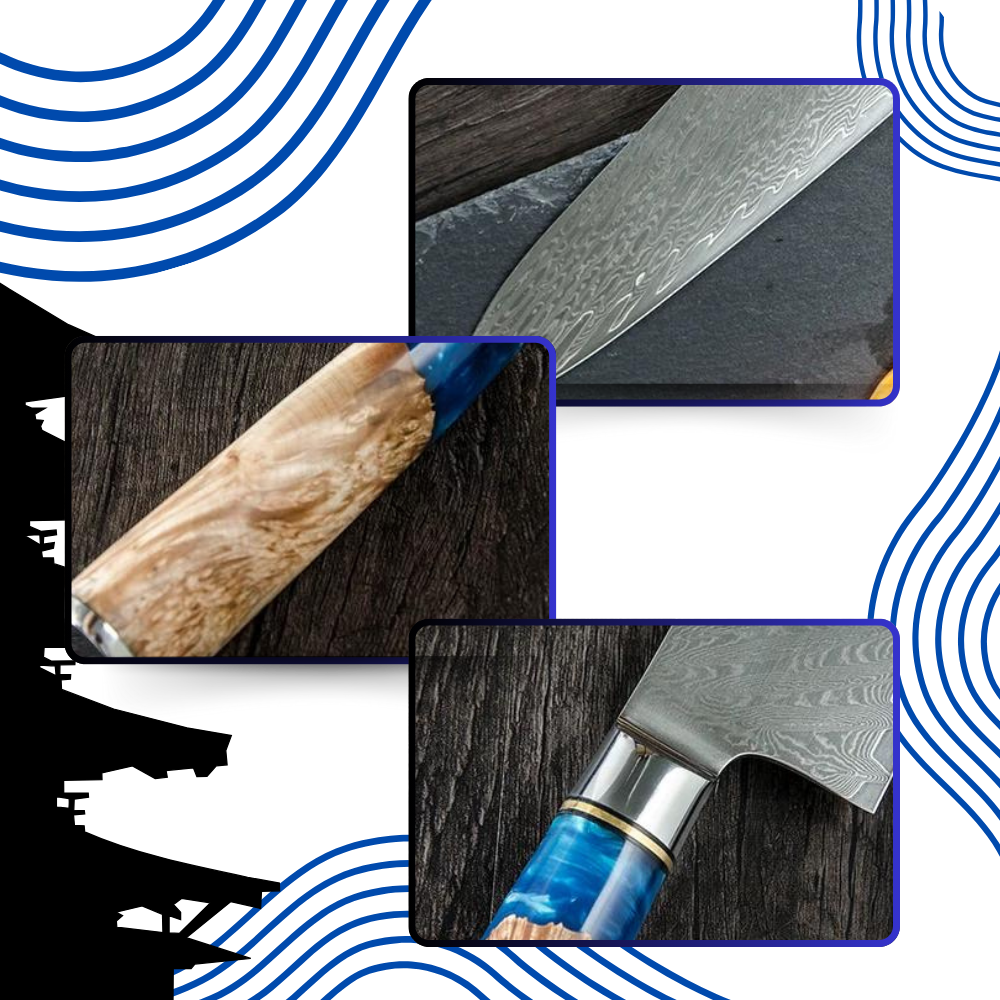 Couteaux japonais de la série Riviera Maya